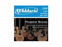 D´Addario Jogo de 12 Cordas EJ38 D´Addario Jogo de 12 Cordas EJ38